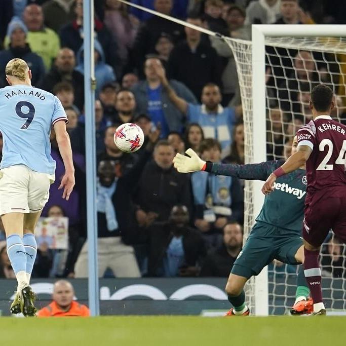 Erling Haaland sets new Premier League scoring record